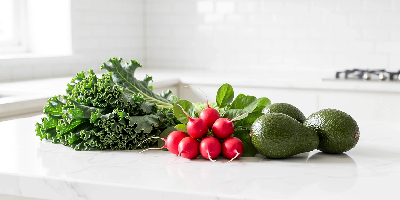 Frische Lebensmittel Fokus